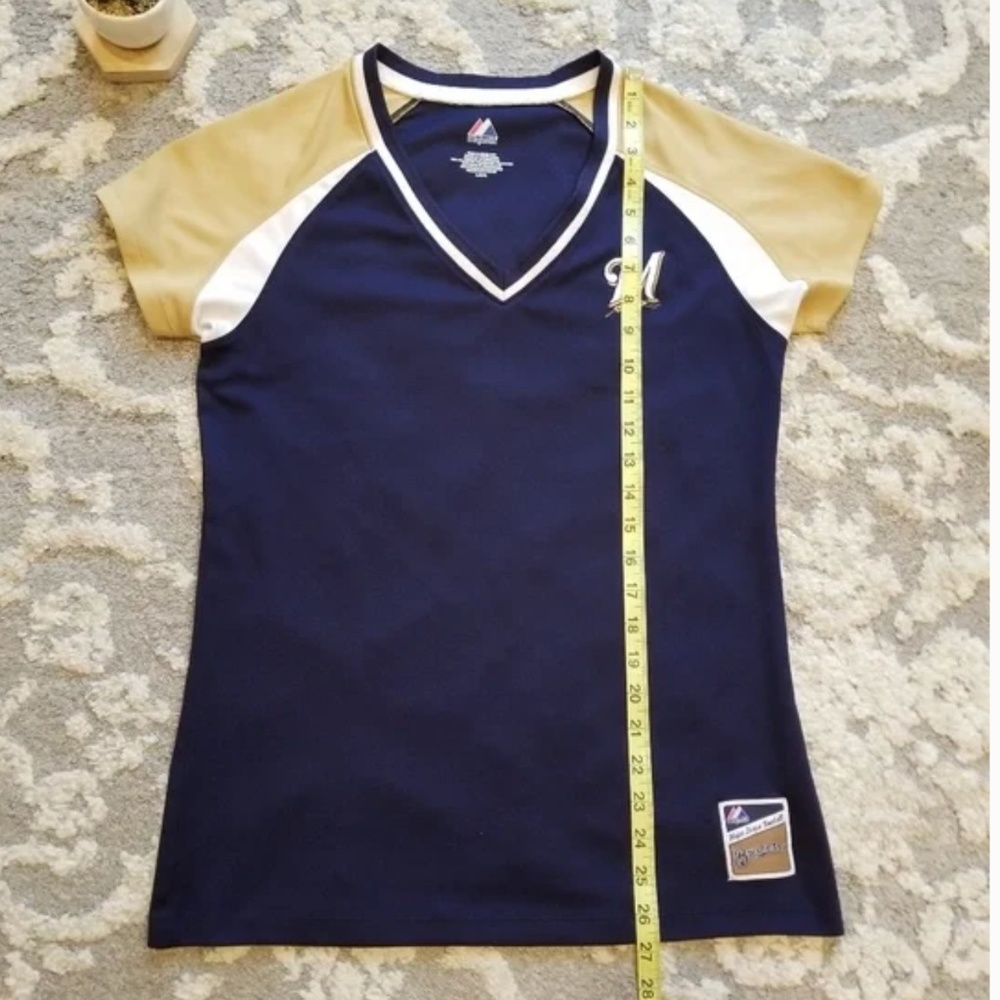 Vintage Milwaukee Brewers Jersey by Majestic Size Large